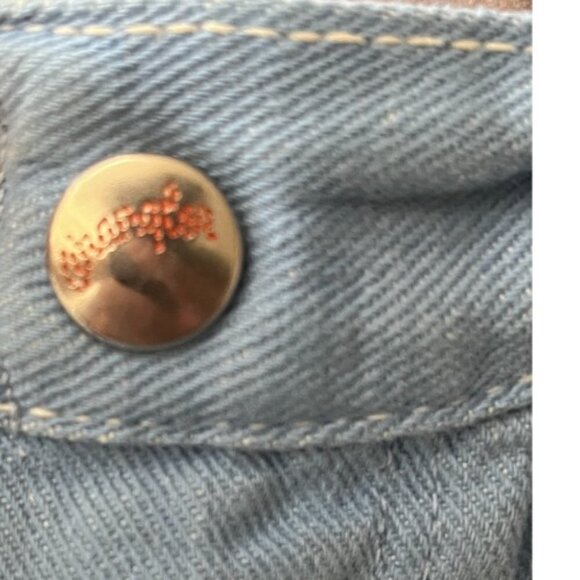 ROCKABILLY WRANGLER BLUE BELL SANFORIZED  HIGH WAIST SHORTS - Picture 9 of 9